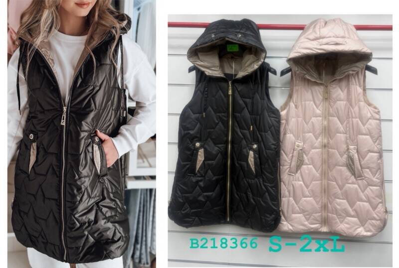 Kamizelka damskie Roz S-2XL, 1 Kolor Paczka 4 szt